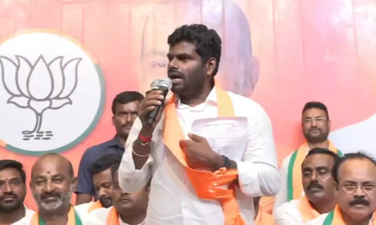 TN BJP chief A Annamalai credits Bandi Praja Sangrama Yatra for inspiring ‘En Mann En Makkal’
