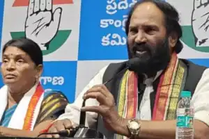 Uttam Kumar Reddy Extends a Warm Welcome to Shankaramma as She Joins Congress, Criticizes BJP and BRS Parties