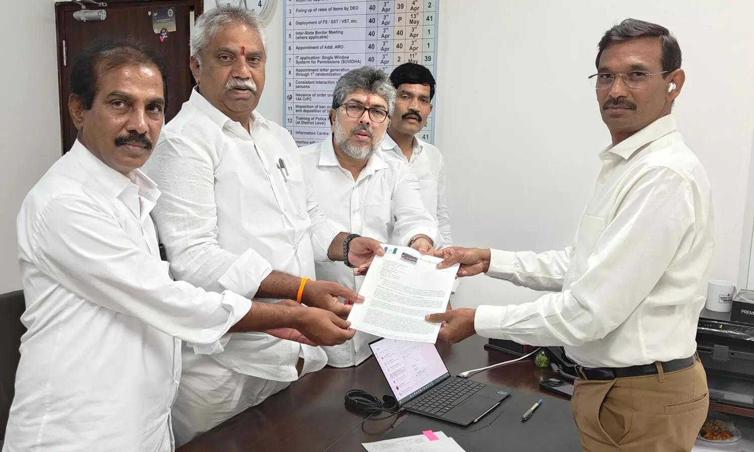 YSRCP lodges complaint against Eenadu, Prashant Kishor, and RTV for violating poll code