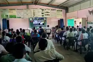 Agriculture Minister engages in video call discussion with farmers on Raitu Bharosa