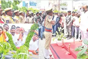 Bandi Sanjay Kumar greeted with a grand welcome on his first visit as Minister