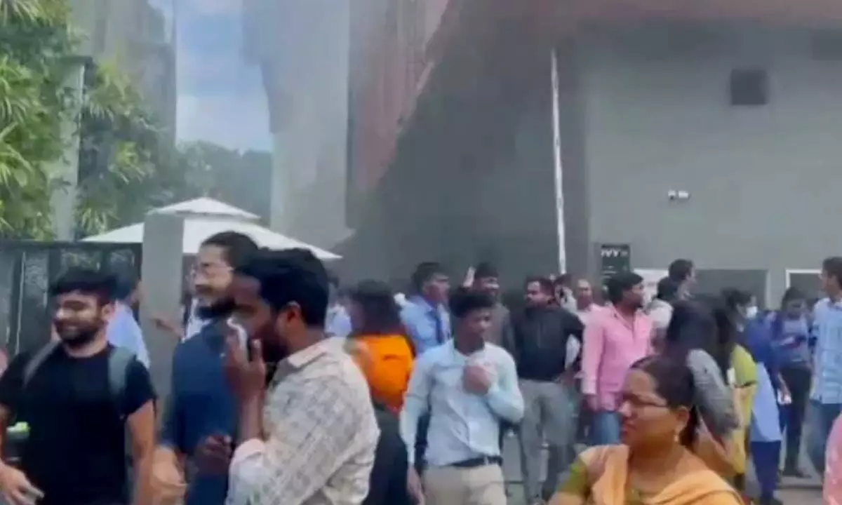 Building in Jubilee Hills, Hyderabad Engulfed in Flames