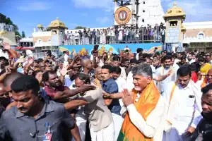 Chandrababu Naidu vows to cleanse TTD with only ‘Govind Govinda’ slogans on Tirumala hills