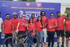 Cyclists in Hyderabad call for citywide biking infrastructure and sustainable urban development.