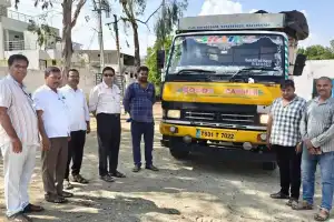 Distribution of books initiated by DEO Govinda Rajulu