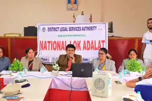 District Chief Justice D Rajesh Babu encourages the use of National Lok Adalat for case resolution.