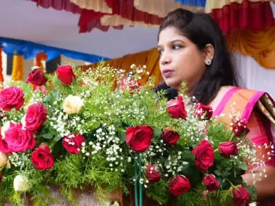 Dr. Priyanka Ala, Collector, unveils National Flag at Grand State Inauguration Day Celebrations