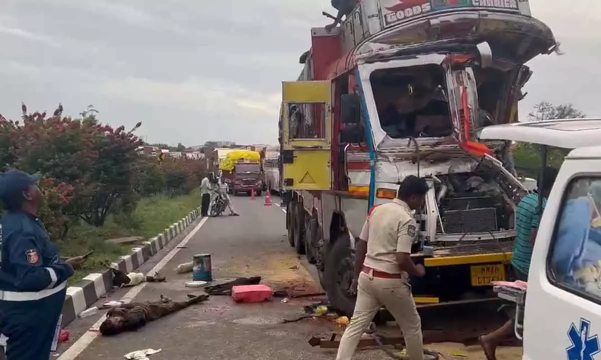 Fatal Lorry Accident Claims Four Lives on Bypass Road in Medak District