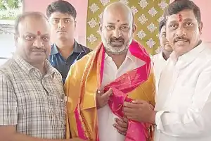 Galla Satyanarayana Extends Invitation to Union Minister Bandi Sanjay Kumar