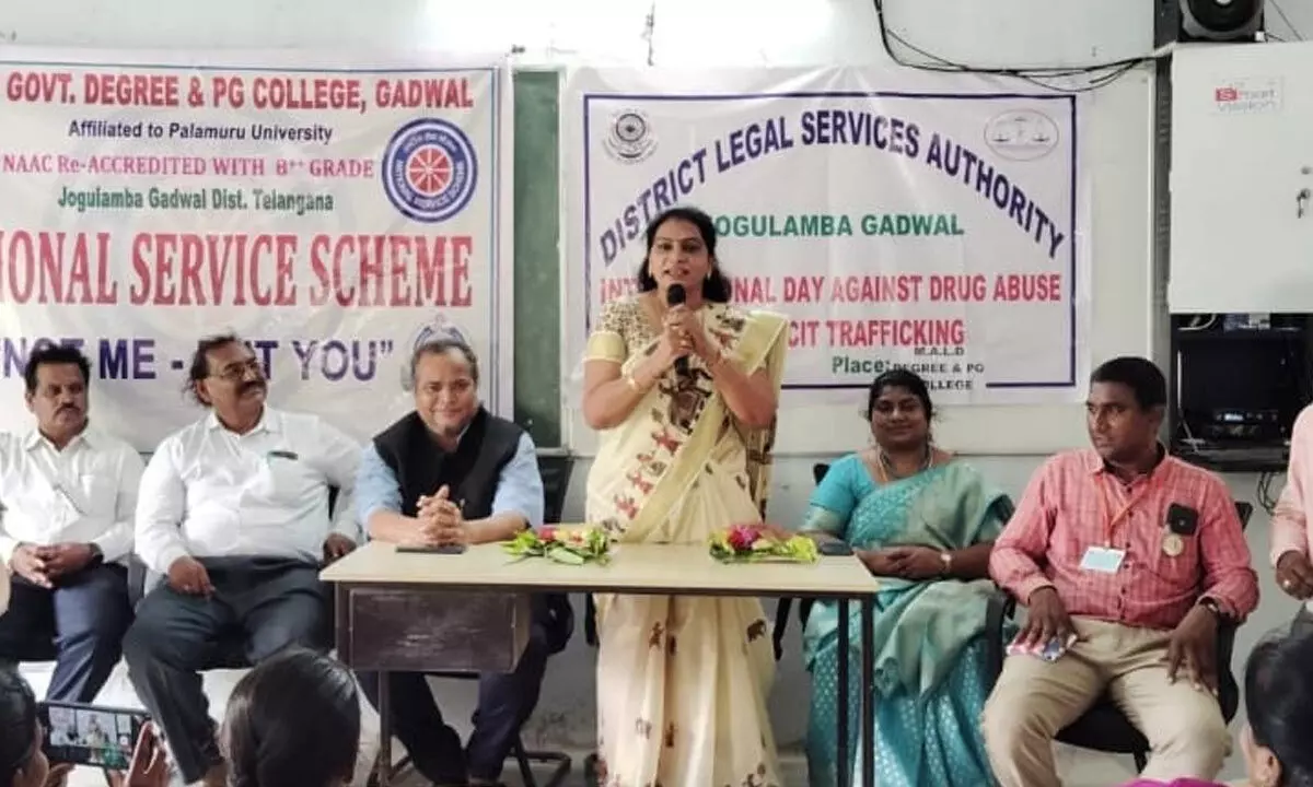 “Justice Ganta Kavitha Devi Warns Against Drug Addiction”