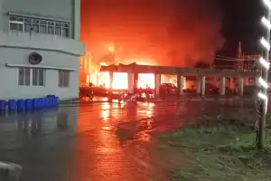 Lightning strike causes fire in transformer at Bhadradri Dharmal Power Station