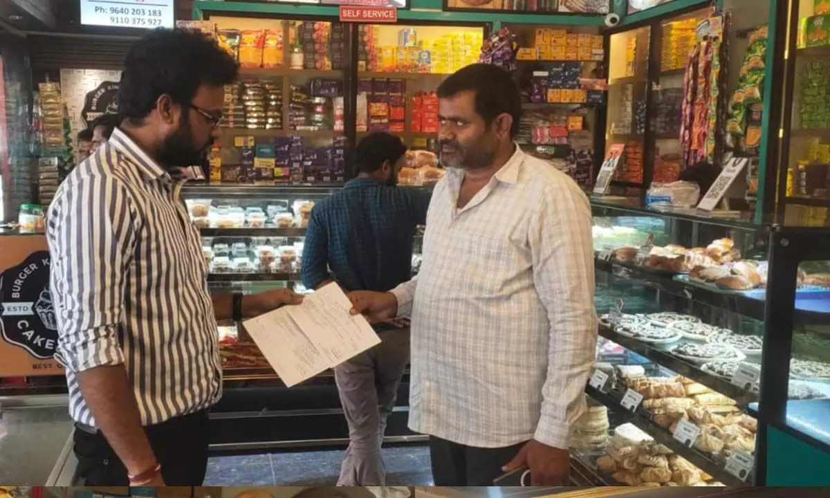 Manoj, food safety officer, conducts inspections at numerous restaurants