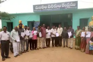 MEO Narasimhulu welcomes 51 new teachers to Ieeja mandal as 25 others are relieved