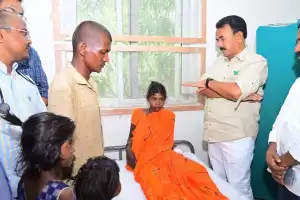 Minister Jupalli Krishna Rao pledges full support to the victim