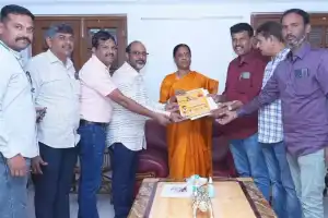 Minister of Religion Konda Surekha Receives Invitation to Brahmotsavam