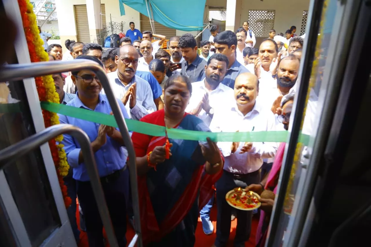 Minister Seethaka launches new RTC Bus service in Mulugu District