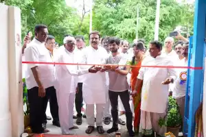 MLA Ganesh from Secunderabad Cantonment inaugurates Karma Shed at Hindu Cemetery