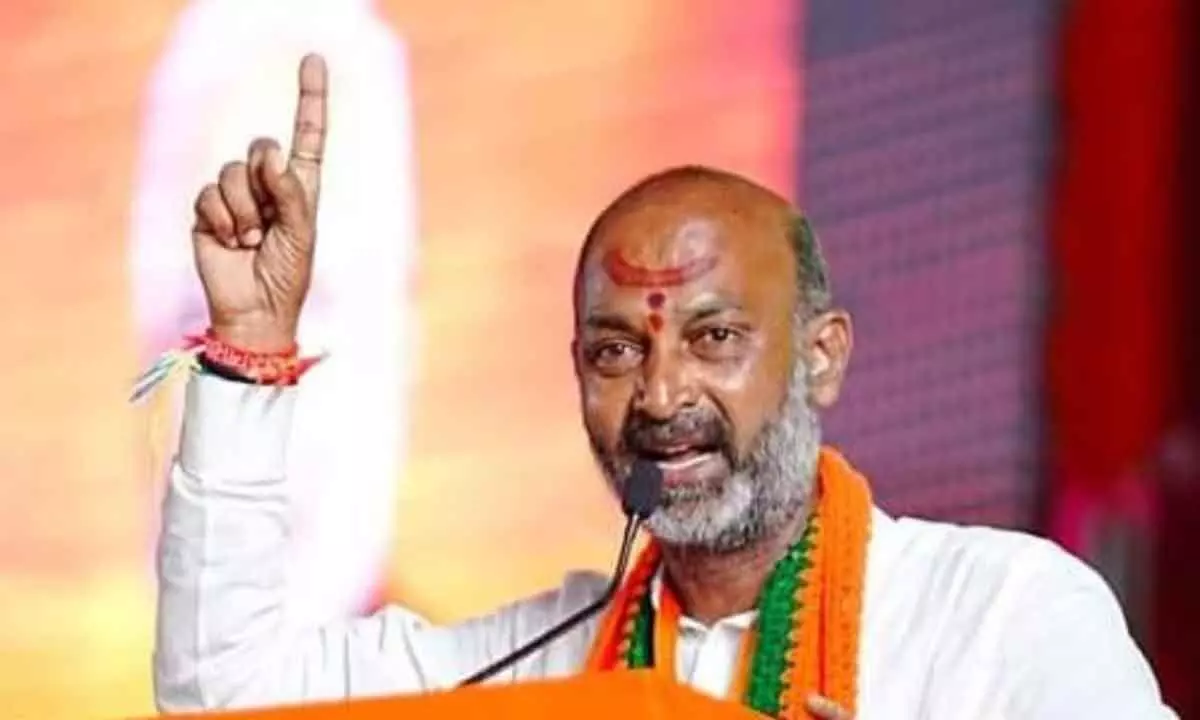 MoS Home Bandi Sanjay accuses Congress of power-hungry behavior during emergency