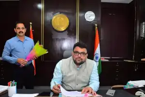 Nagar Kurnool District Collector, Badawat Santhosh, assumes office