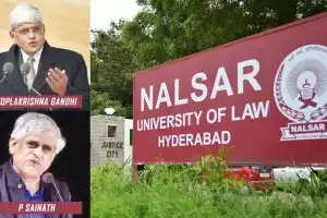 NALSAR names Gopalkrishna Gandhi and P Sainath as Distinguished Professors