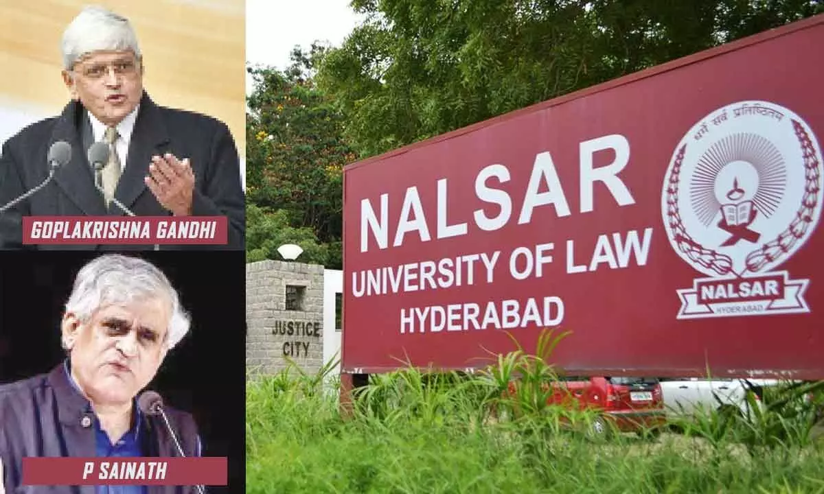 NALSAR names Gopalkrishna Gandhi and P Sainath as Distinguished Professors