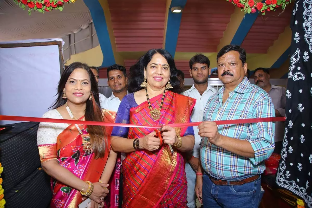 National Silk Expo Inaugurated by Padma Shri Awardee Dr Padmaja Reddy