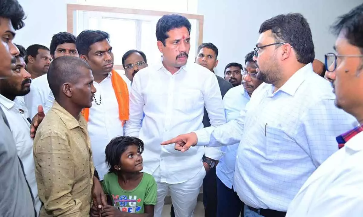 National ST Commission Members Visit Victim