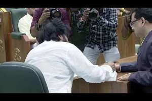 Pawan Kalyan takes oath as MLA in Andhra Pradesh Legislative Assembly