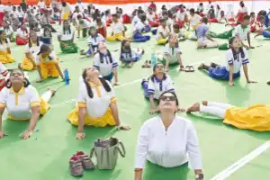 Rashtrapati Nilayam Observes Yoga Day 2024