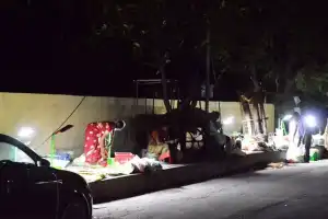Residents of Aurora Colony frustrated by issues at local vegetable market.
