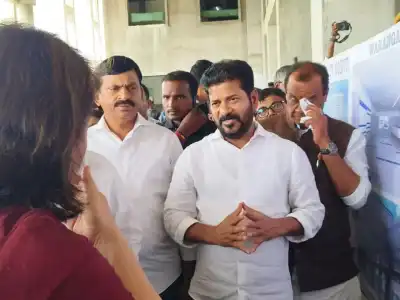 Revanth Reddy, CM, examines progress of Textile Park and Hospital Construction in Warangal