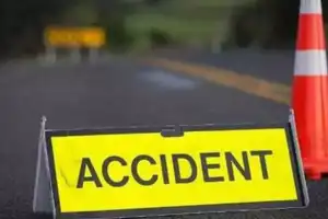 15 people suffer minor injuries after bus crashes into DCM vehicle and catches fire in Mahbubnagar