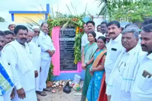 Bandla Krisnamohan Reddy, MLA, launches multiple development projects in Gattu mandal.