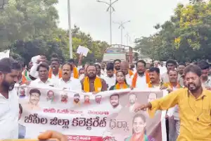 BJP OBC Morcha Protests Over Insufficient Fund Allocation in Budget