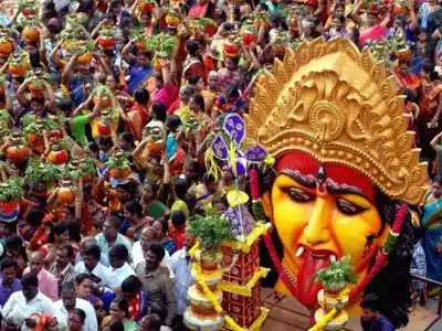 Bonalu Celebrations Kick Off in Hyderabad Amidst Large Gatherings of Devotees