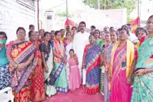 Cantt MLA from Hyderabad participates in Mahila Congress gathering