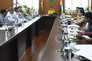 Chief Secretary Santhi Kumari Supervises Preparations for Independence Day Celebrations