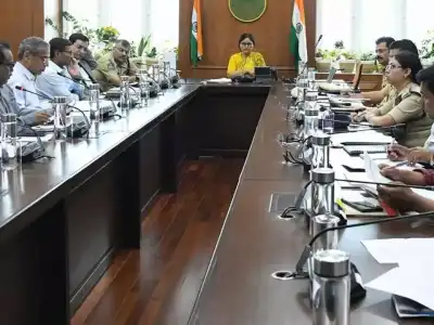 Chief Secretary Santhi Kumari Supervises Preparations for Independence Day Celebrations