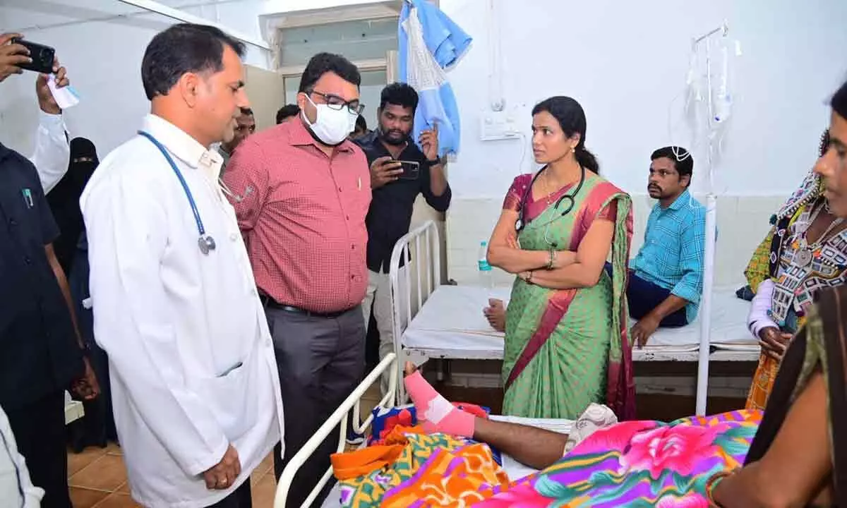 Collector Badavath Santosh Advocates for Improved Medical Services for Patients