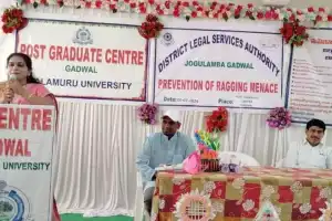 District Civil Judge Ganta Kavita joins awareness campaign to combat raging phenomenon.