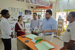 District Collector Badavath Santosh Inspects Farmers’ Crops in Field Visit