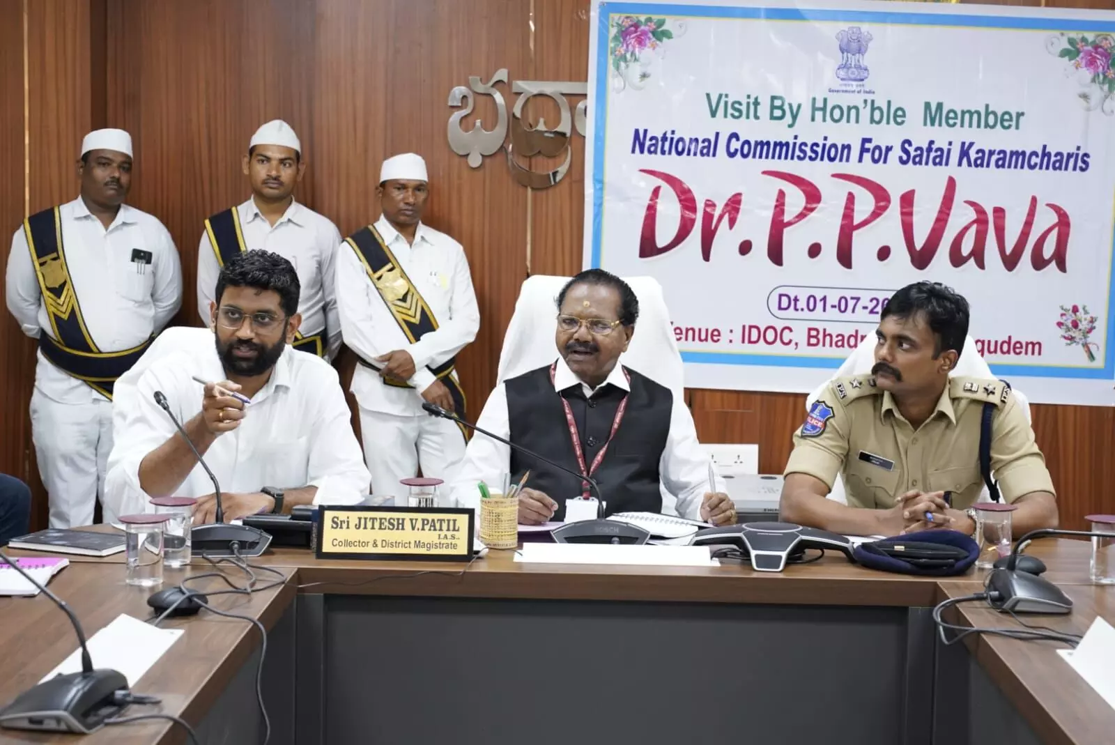 Dr. Wawa, member of National Commission of Safari Karmachari, promises to address Safari Karmachari’s issues.