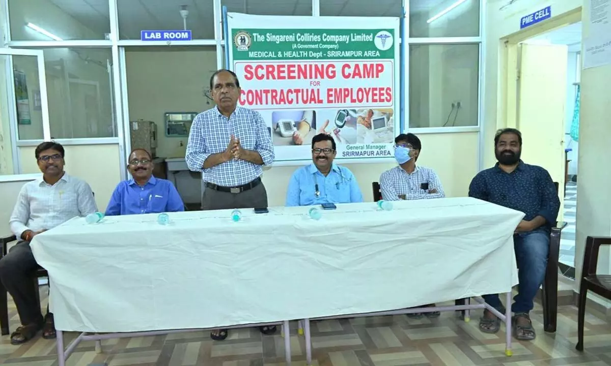 Free medical camp offered to contract workers