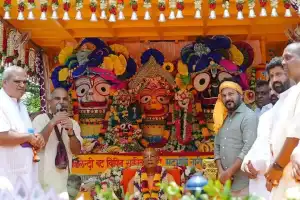 Grand celebration of Rath Yatra with splendor and magnificence