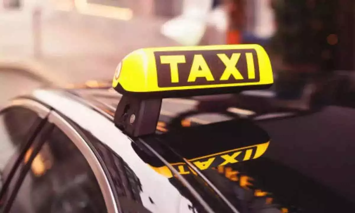 Hyderabad AP Cab Drivers Urge for Relief on Life Tax Matter