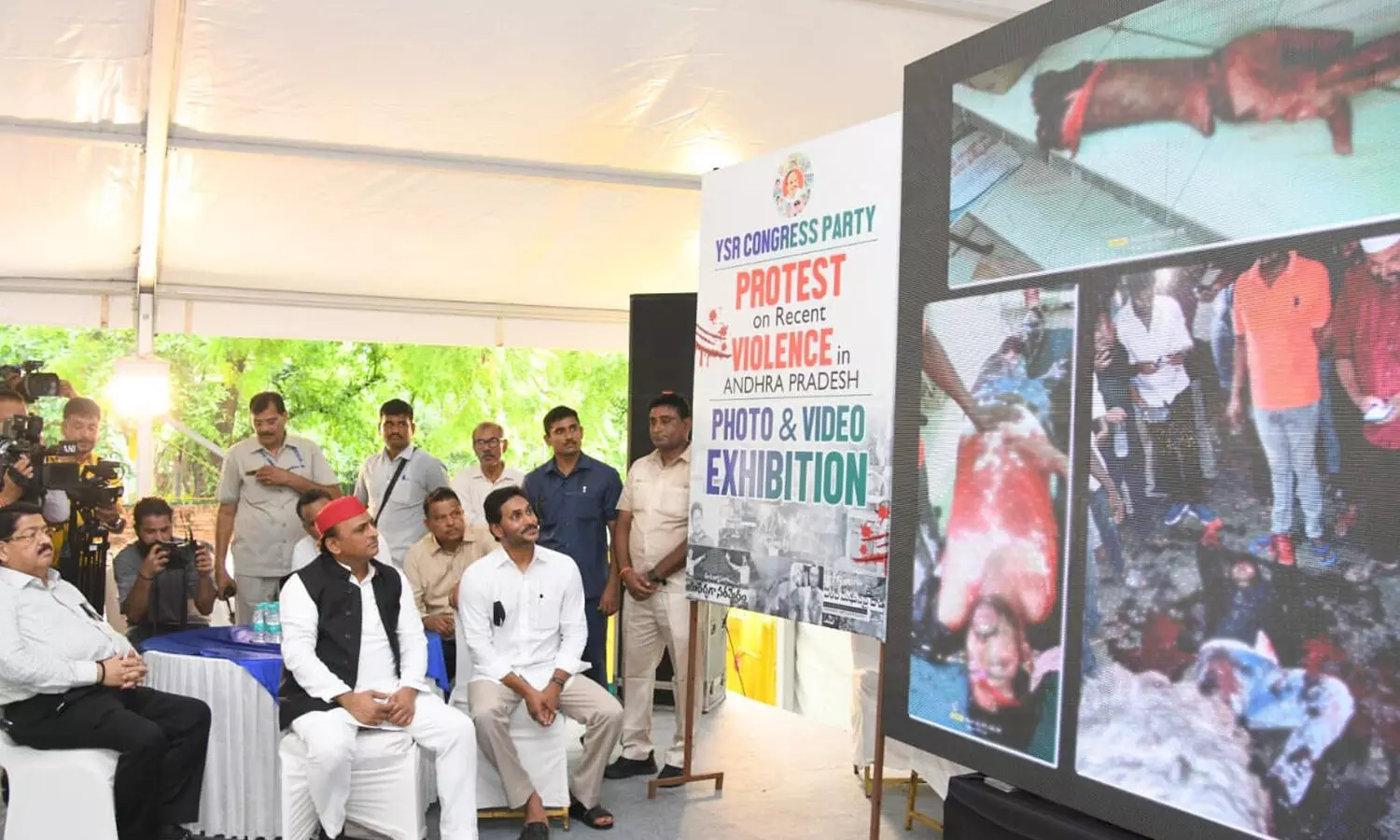 Jagan Accuses Lokesh of Inciting Violence in AP with a ‘Red Book’