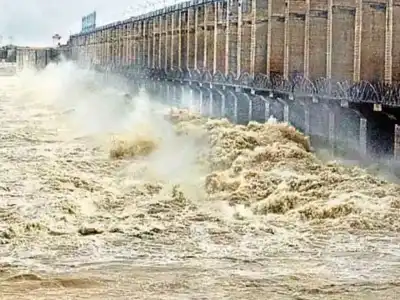Jurala Project in Gadwal Overflows; 17 Gates Opened to Release Excess Water