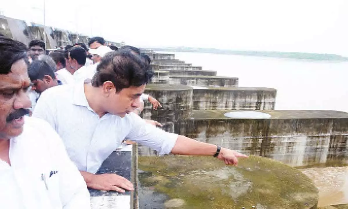 KTR Calls for Urgent Filling of Kaleshwaram Reservoirs