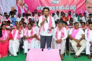 KTR urges CM to request defected MLAs to resign