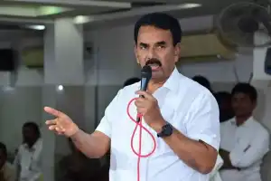 Minister Jupalli Krishna Rao participates in Zilla Parishad Sarva Sabha farewell meeting